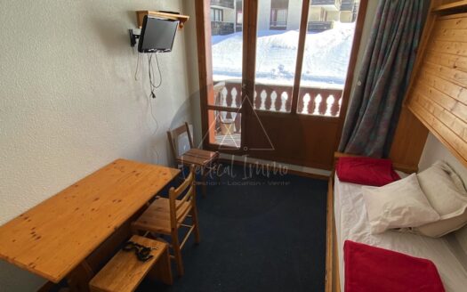 STUDIO de 18,22 m2 – TIGNES Val Claret – Résidence Rond Point des Pistes B – Ref 100RPPB