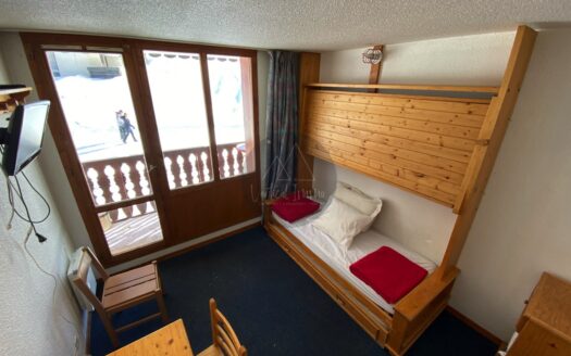 STUDIO de 18,22 m2 – TIGNES Val Claret – Résidence Rond Point des Pistes B – Ref 100RPPB