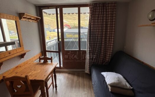 STUDIO de 21,34 m2 – TIGNES Val Claret – Résidence Rond Point des Pistes B – Ref 160RPPC
