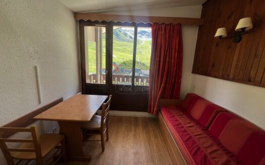 STUDIO de 17,45 m2 – Tignes Val Claret – Résidence Rond Point des Pistes C – Ref 229RPPC