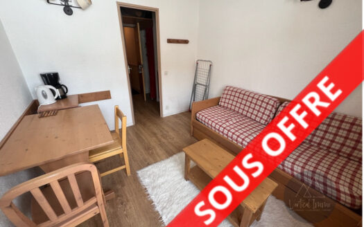 STUDIO meublé de 18,36 m2 – TIGNES Val Claret – Résidence Rond Point des Pistes C – Ref 221RPPC