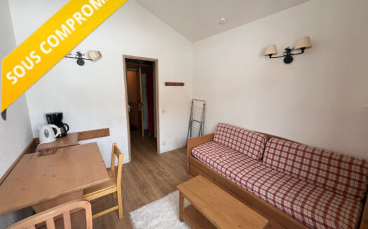 STUDIO meublé de 18,36 m2 – TIGNES Val Claret – Résidence Rond Point des Pistes C – Ref 221RPPC